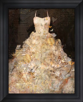 Framed Butterfly Dress Print