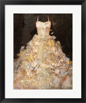 Framed Butterfly Dress Print