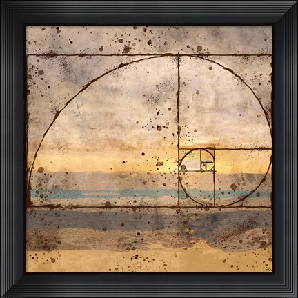 Framed Fibonacci Shell Print