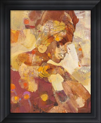 Framed Celebrate Beauty I Print