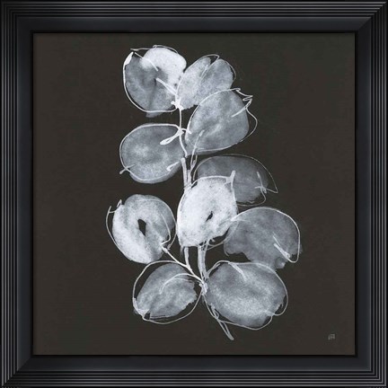 Framed White Eucalyptus I Print