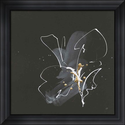 Framed Modern Flower IV Print