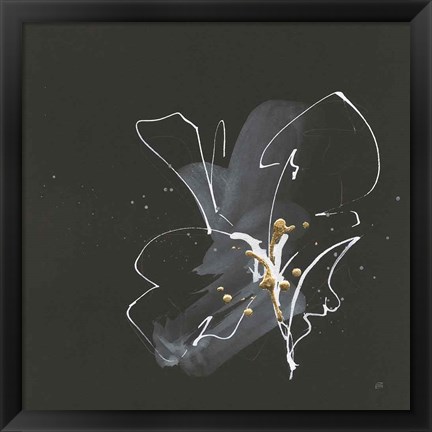 Framed Modern Flower IV Print