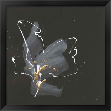 Framed Modern Flower III Print