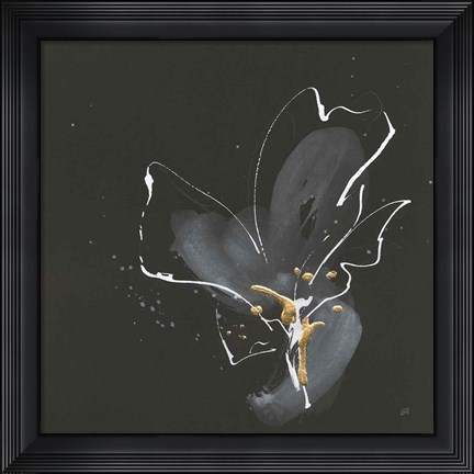 Framed Modern Flower II Print