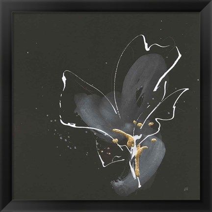 Framed Modern Flower II Print