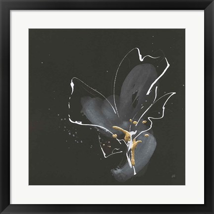 Framed Modern Flower II Print