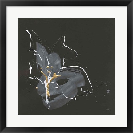 Framed Modern Flower I Print