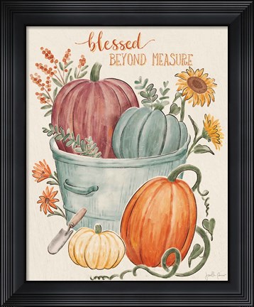 Framed Harvest Jewels V Print
