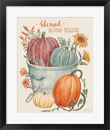 Framed Harvest Jewels V Print