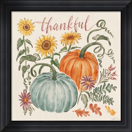 Framed Harvest Jewels III Print