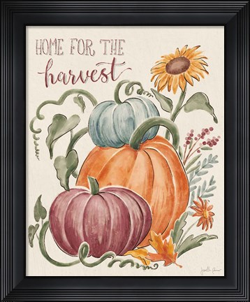 Framed Harvest Jewels IV Print