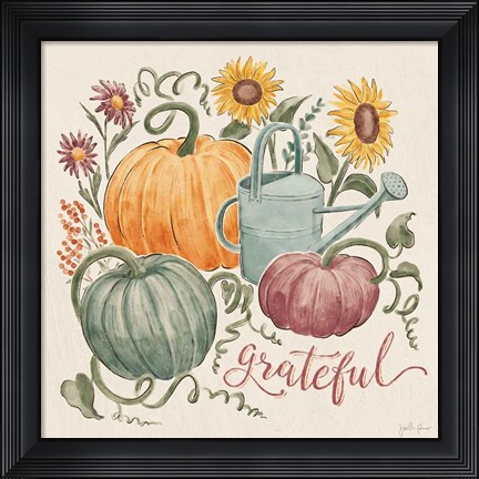 Framed Harvest Jewels II Print