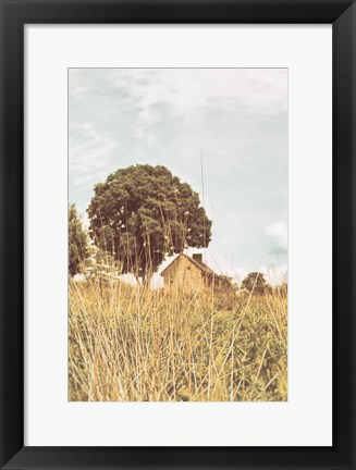 Framed Grass and Sky Light Print