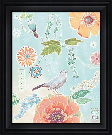 Framed Happy Meadow VII Print