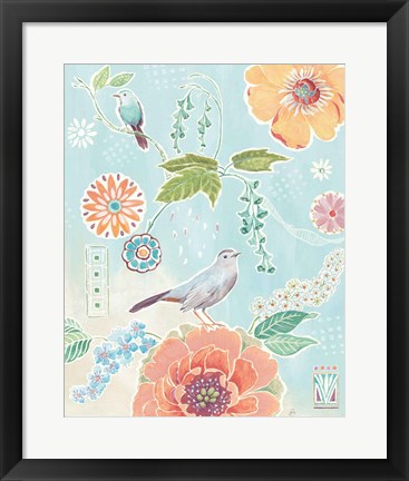 Framed Happy Meadow VII Print