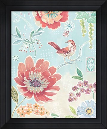 Framed Happy Meadow VI Print