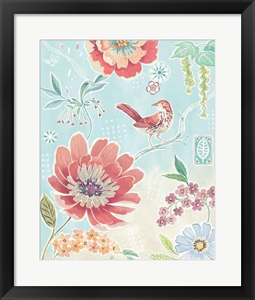 Framed Happy Meadow VI Print