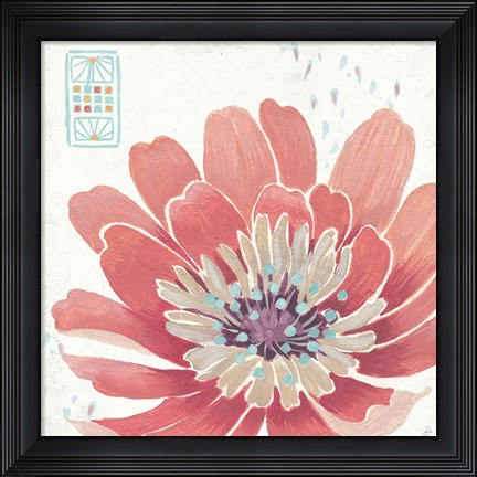 Framed Happy Meadow IX Print