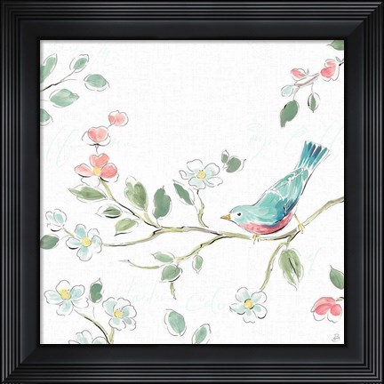 Framed Springtime III No Words Print