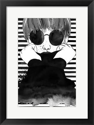 Framed Looking for Paradise Plain Sunglasses Print