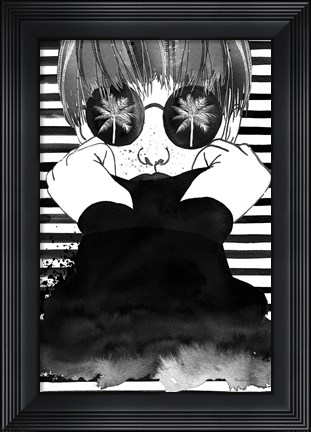 Framed Looking for Paradise Print