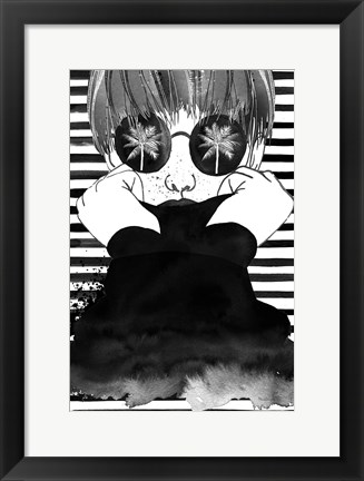 Framed Looking for Paradise Print
