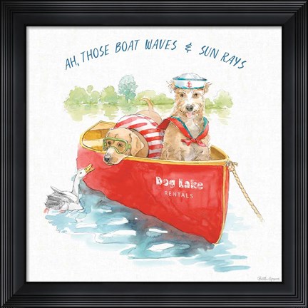 Framed Summer Fun I Print