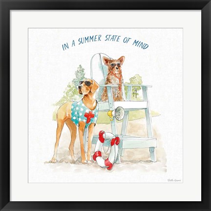 Framed Summer Fun IV Print