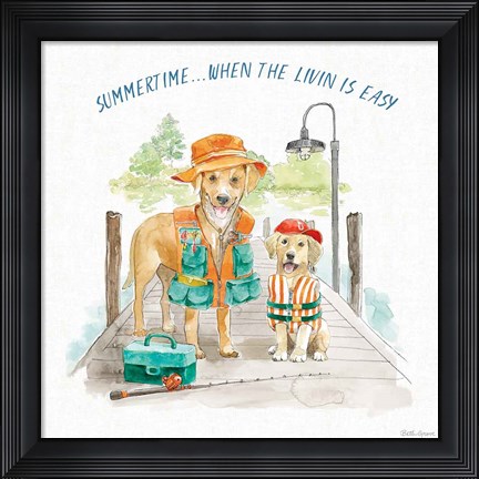 Framed Summer Fun III Print