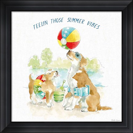 Framed Summer Fun II Print