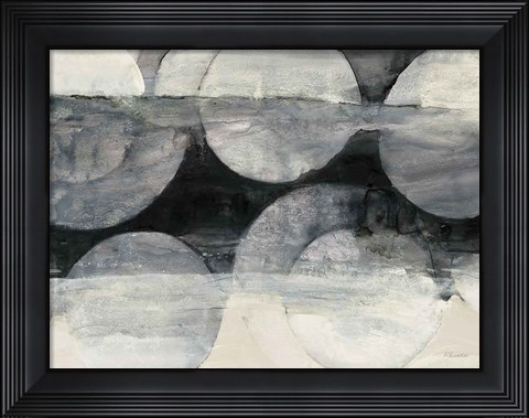 Framed Eclipse Neutral Horizontal Crop Print