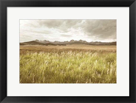 Framed Sawtooth Mountains Idaho II Print