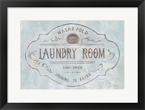 Framed Laundry Day VIII Print