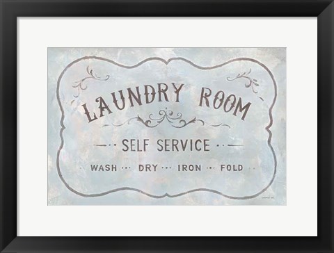 Framed Laundry Day VII Print