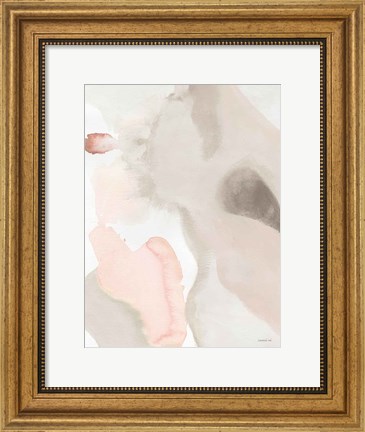 Framed Pastel and Neutral Abstract II Print