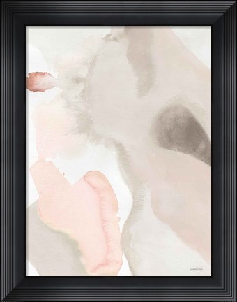 Framed Pastel and Neutral Abstract II Print