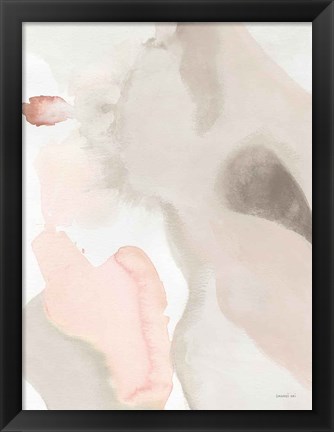 Framed Pastel and Neutral Abstract II Print