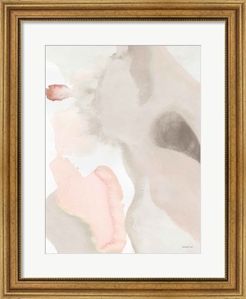 Framed Pastel and Neutral Abstract II Print