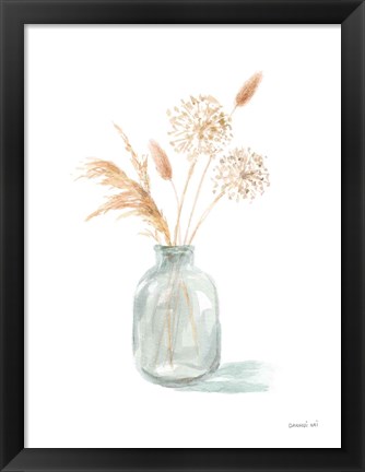 Framed Everlasting Bouquet II Neutral Print