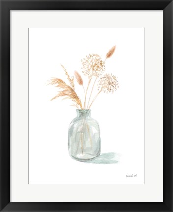 Framed Everlasting Bouquet II Neutral Print