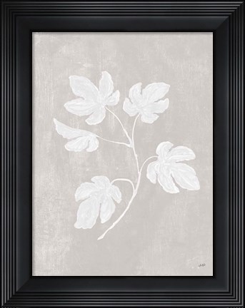 Framed Botanical Study III Neutral Crop Print