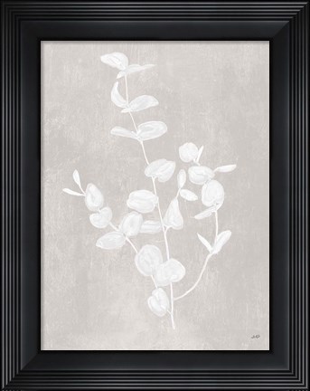 Framed Botanical Study II Neutral Crop Print