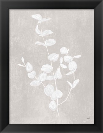 Framed Botanical Study II Neutral Crop Print