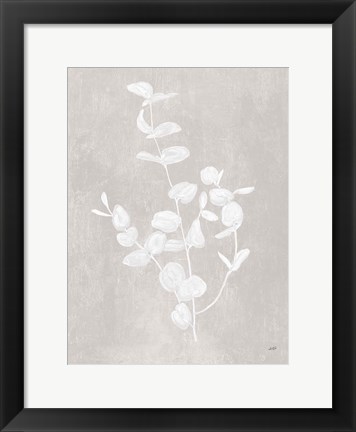 Framed Botanical Study II Neutral Crop Print