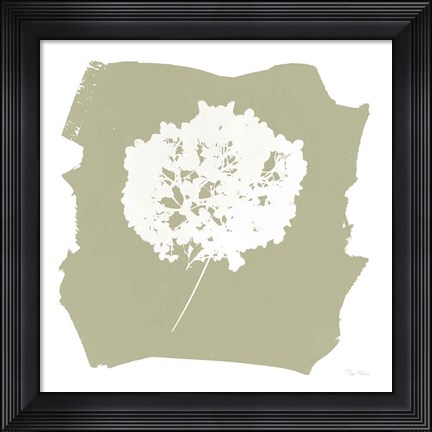 Framed Nature by the Lake Flowers I Neutral Print