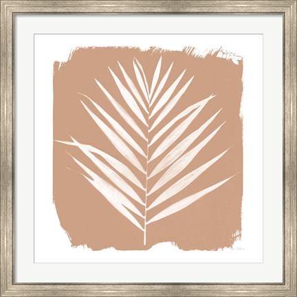 Framed Nature by the Lake Frond III Sq Natural Print