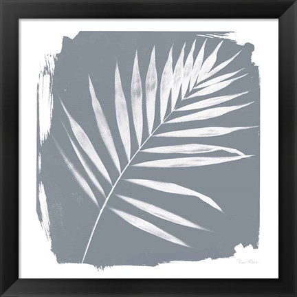 Framed Nature by the Lake Frond II Sq Natural Print