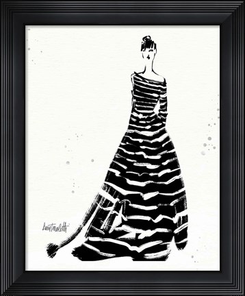 Framed Style Sketches II Print