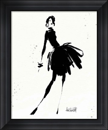Framed Style Sketches III Print